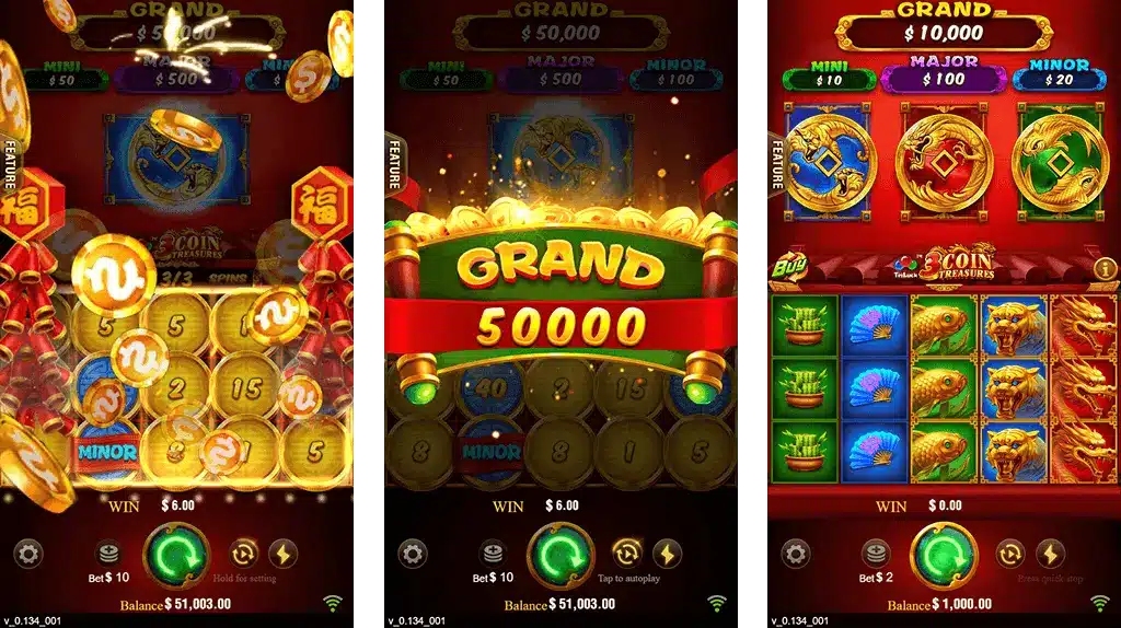 3 Coins 96Incasino Bonus